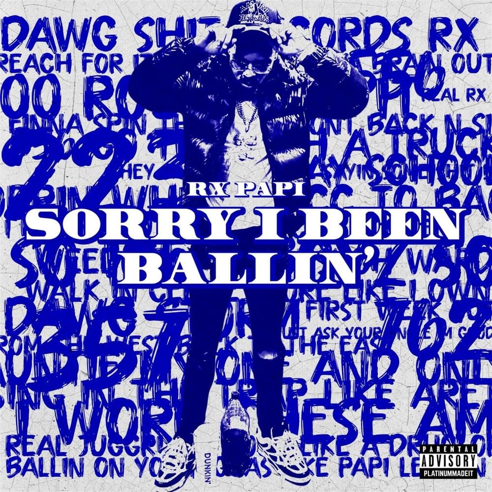 Album cover art for "Sorry I Been Ballin Intro (Units)" by Rx Papi