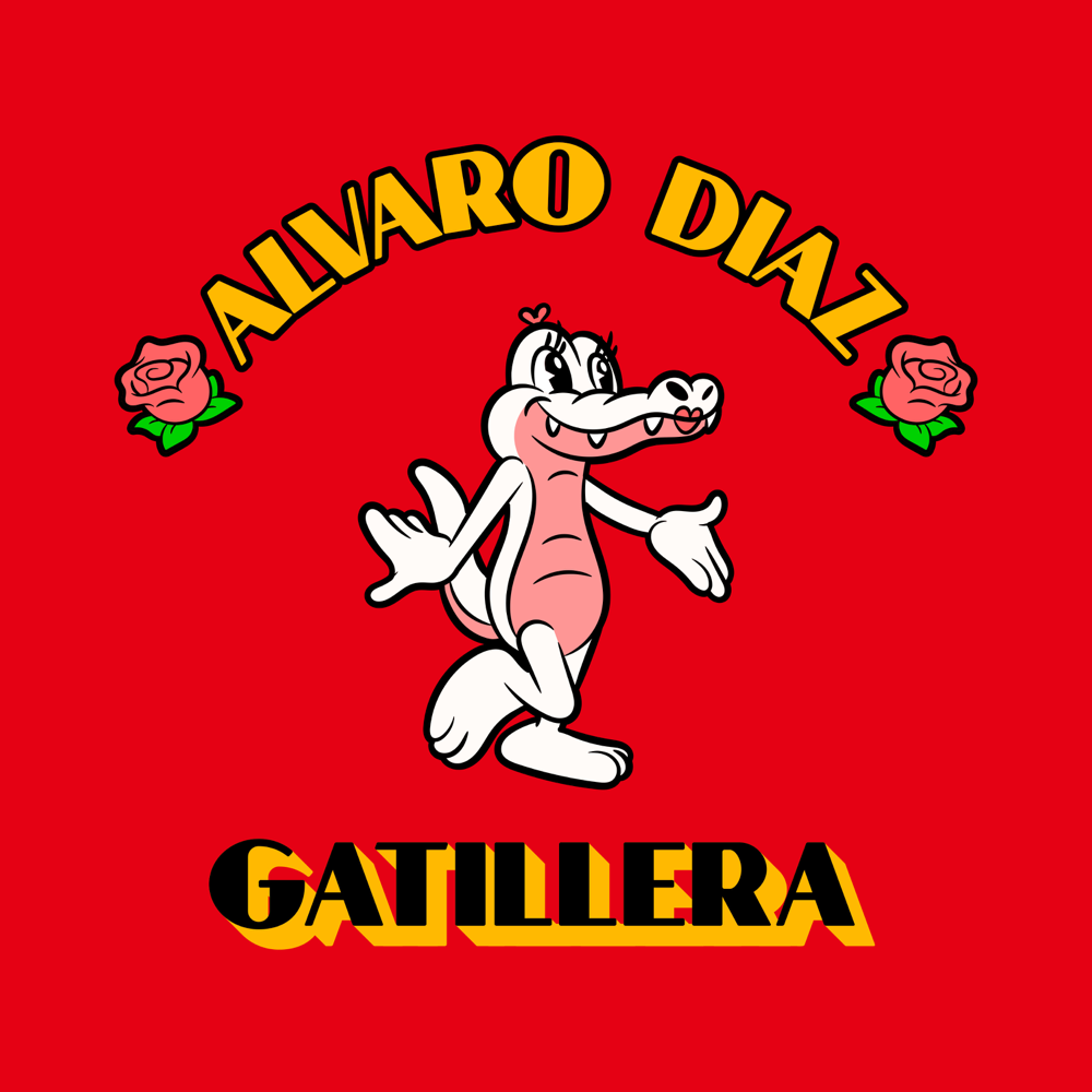 Album cover art for "Gatillera" by Álvaro Díaz