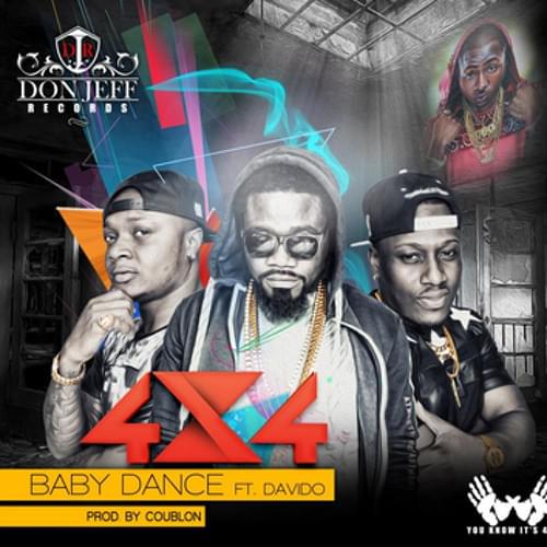 Album cover art for "Baby Dance" by 4x4 & Davido