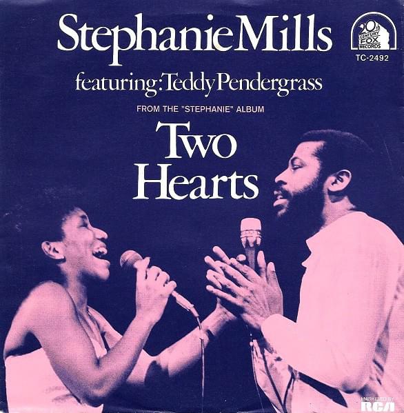 Album cover art for "Two Hearts" by Stephanie Mills & Teddy Pendergrass