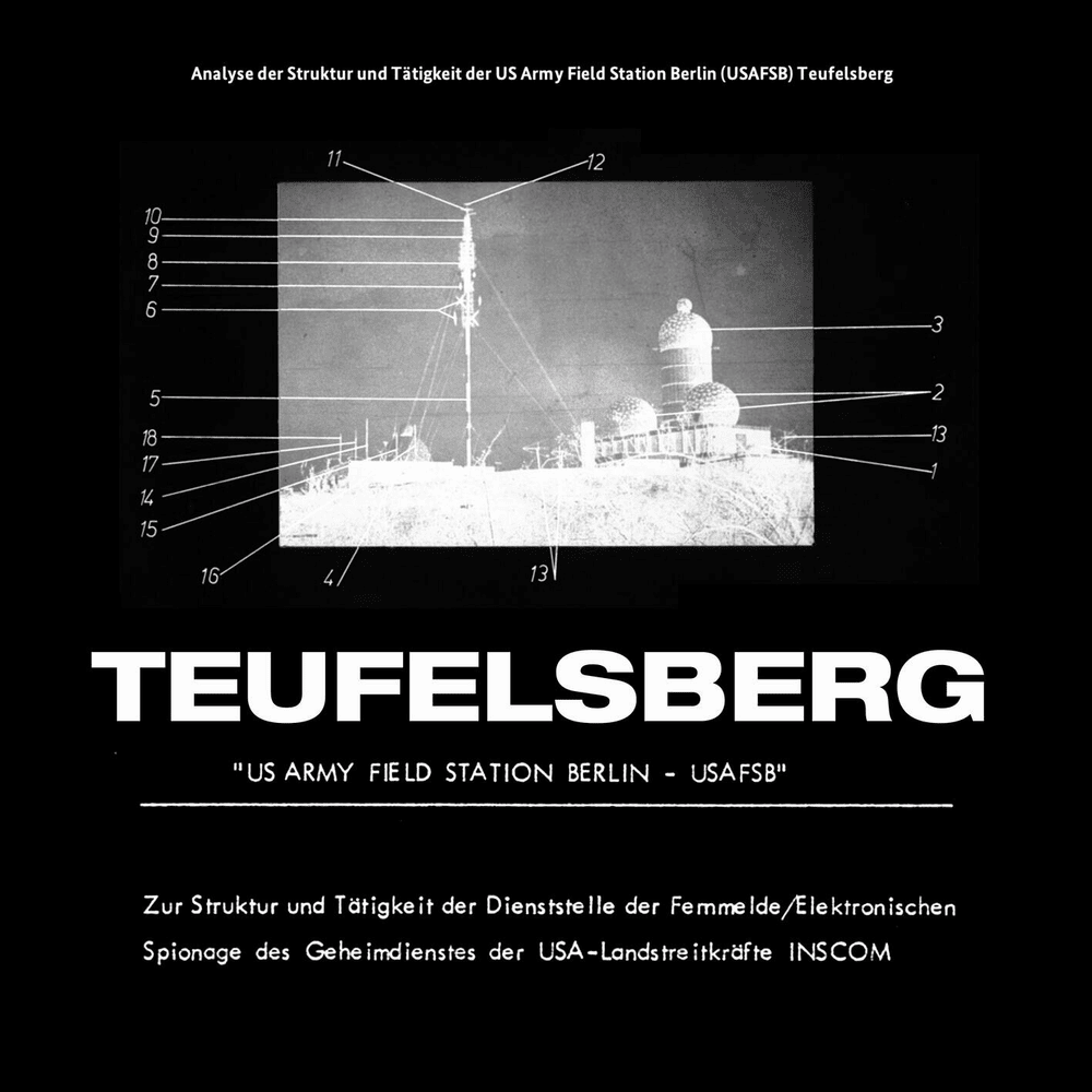 Album cover art for "Teufelsberg" by Prinz Pi