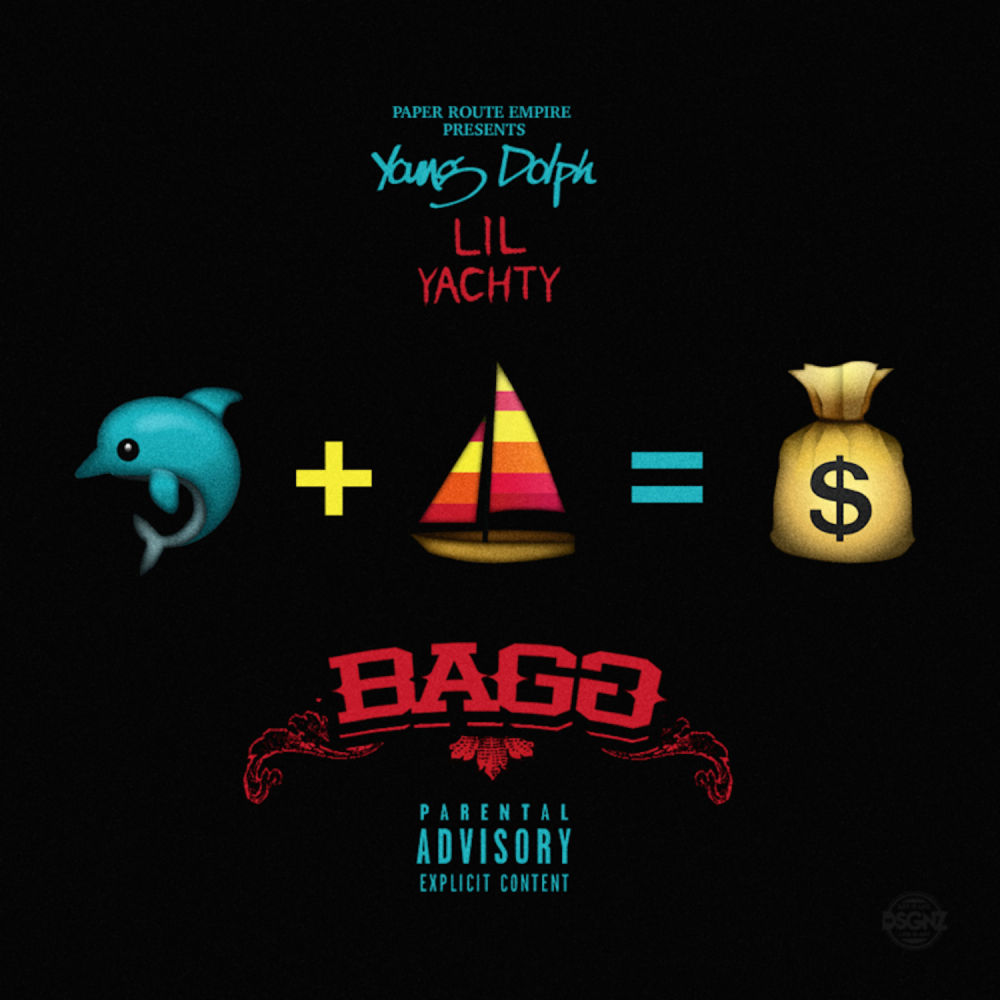 Album cover art for "Bagg" by Young Dolph & Lil Yachty