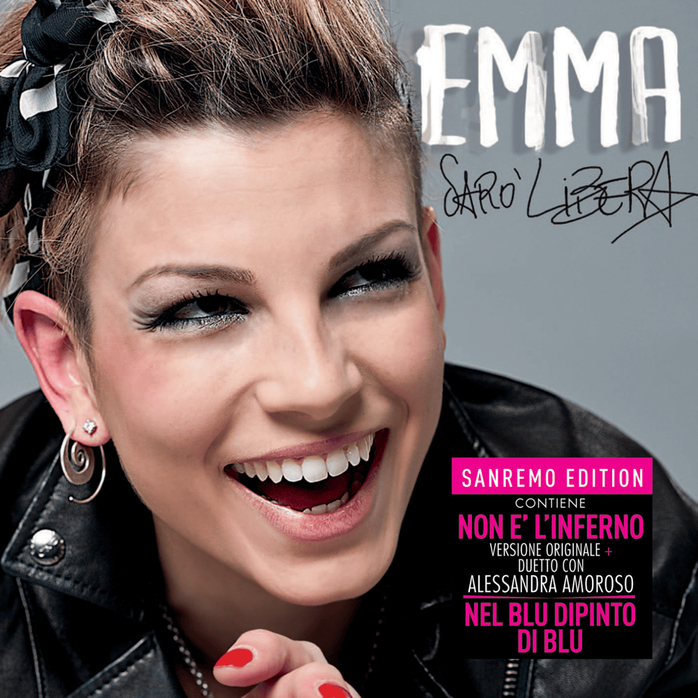 Album cover art for "Non È L’Inferno" by Emma