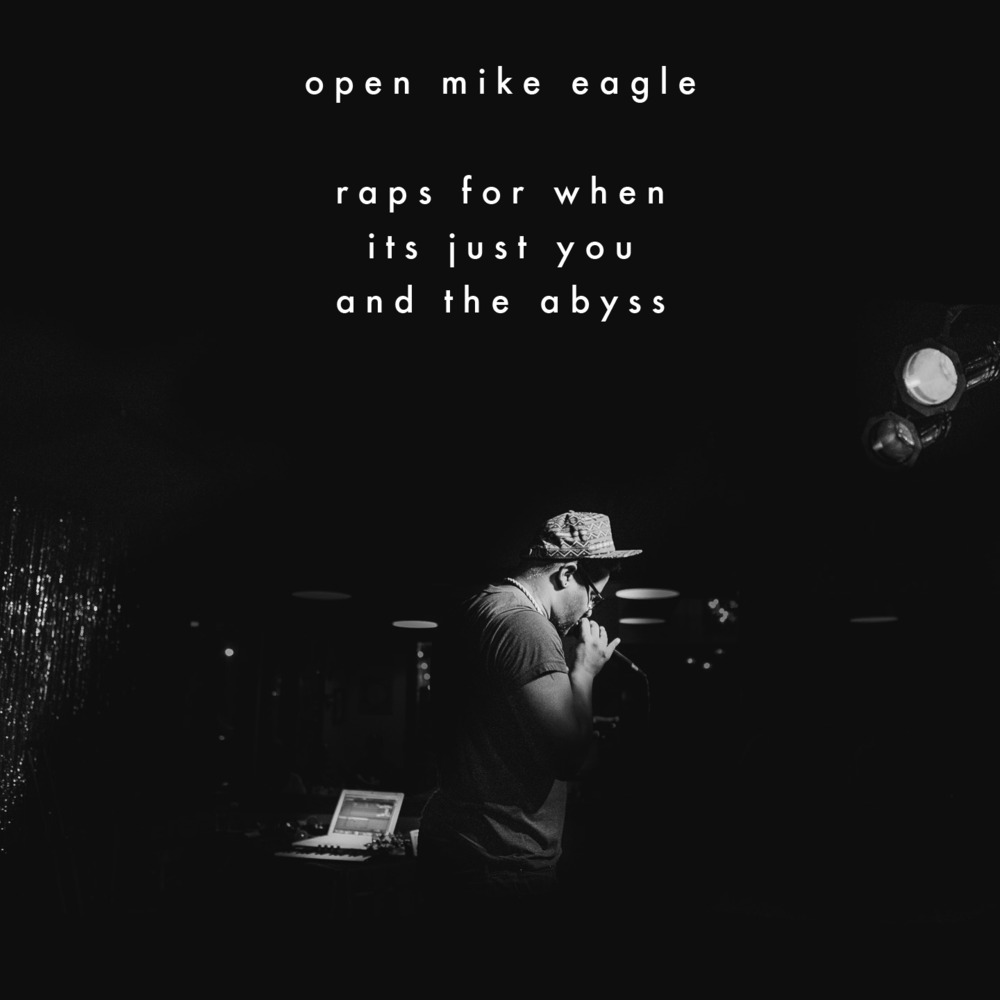 Album cover art for "Raps For When It’s Just You & The Abyss" by Open Mike Eagle