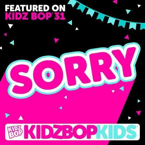 Album cover art for "Sorry (2015)" by KIDZ BOP Kids
