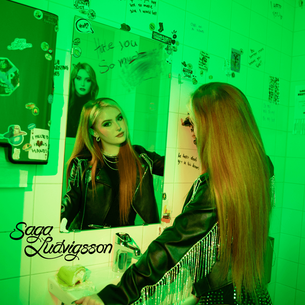 Album cover art for "Hate You So Much" by Saga Ludvigsson