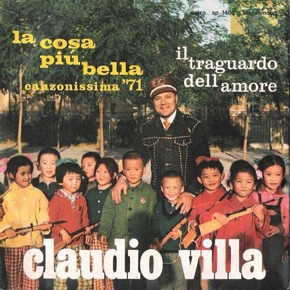Album cover art for "La cosa più bella" by Claudio Villa