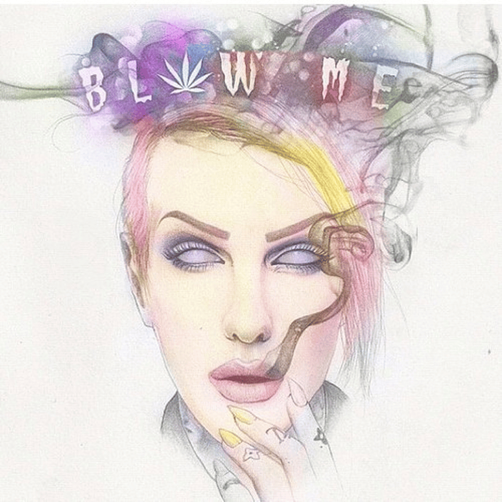 Album cover art for "Blow Me" by Jeffree Star