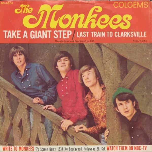 Album cover art for "Take a Giant Step" by The Monkees