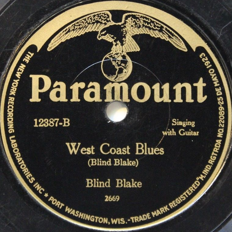 Album cover art for "West Coast Blues (2669-3)" by Blind Blake