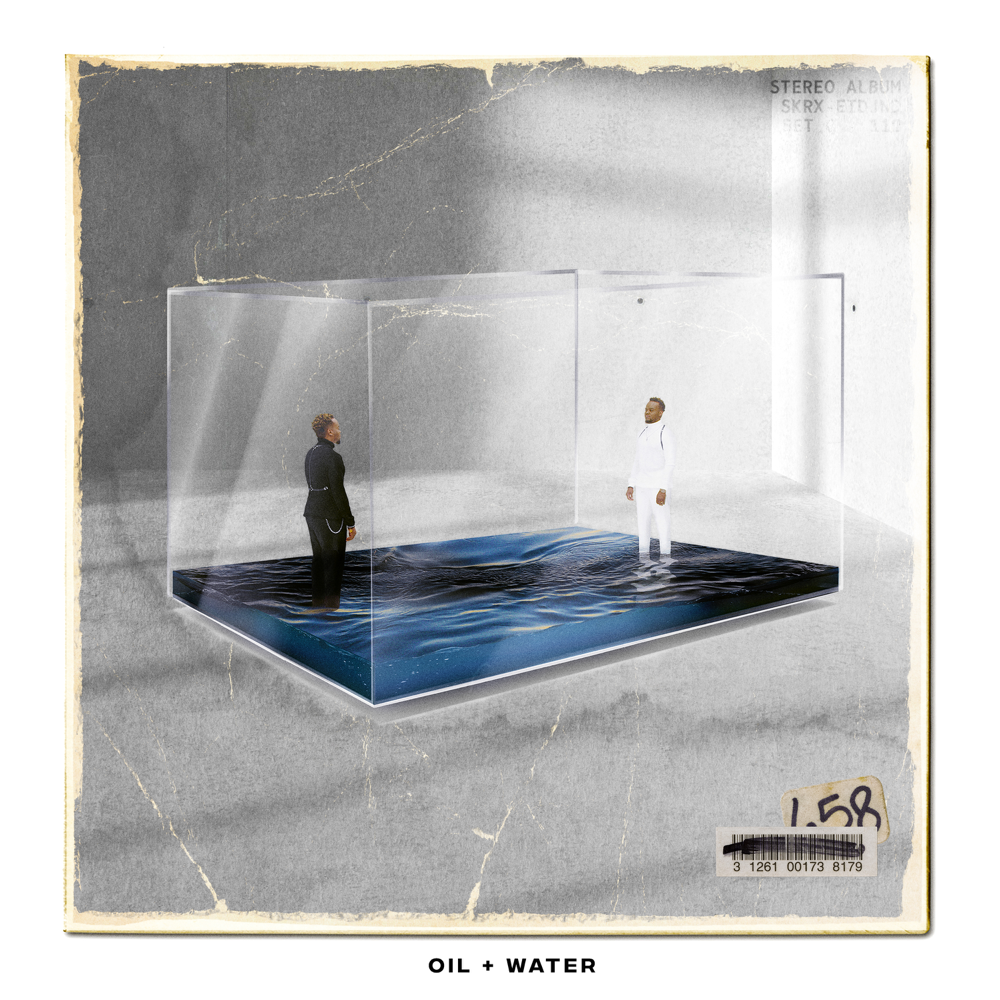 Album cover art for "Oil & Water" by Travis Greene & Anthony Hamilton
