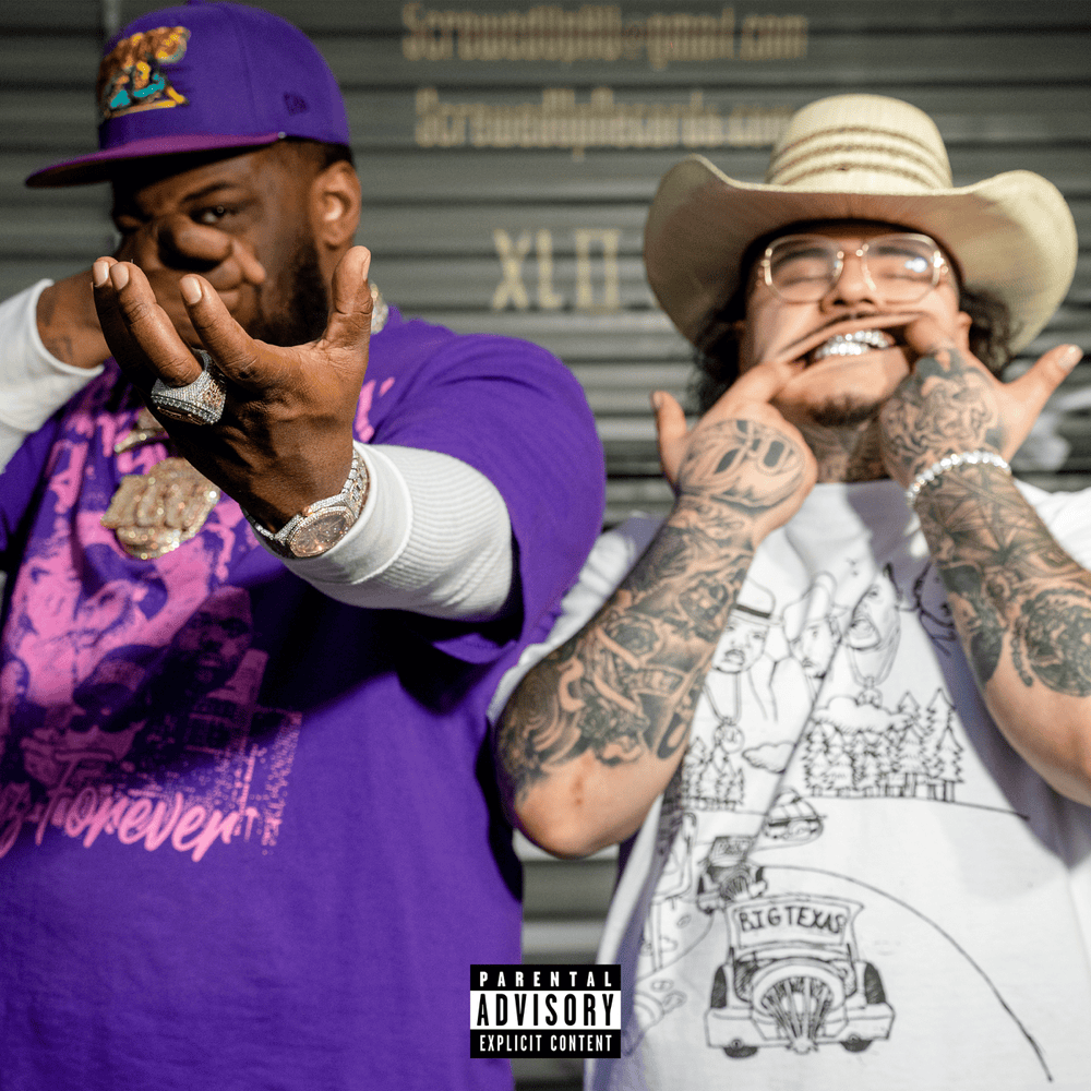 Album cover art for "Talkin In Screw" by Maxo Kream & That Mexican OT
