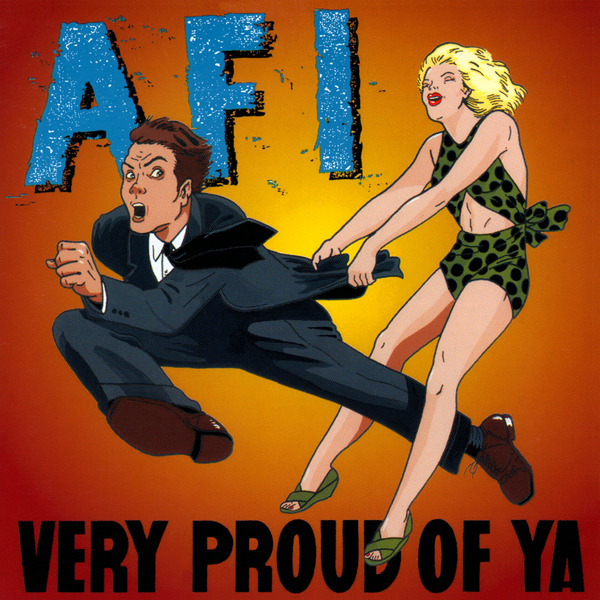 Album cover art for "He Who Laughs Last..." by AFI
