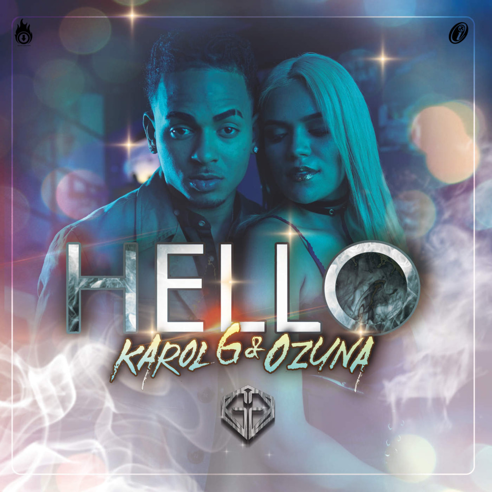 Album cover art for "Hello" by KAROL G