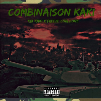 Album cover art for "Combinaison Kaki" by Kaki Santana & Freeze Corleone
