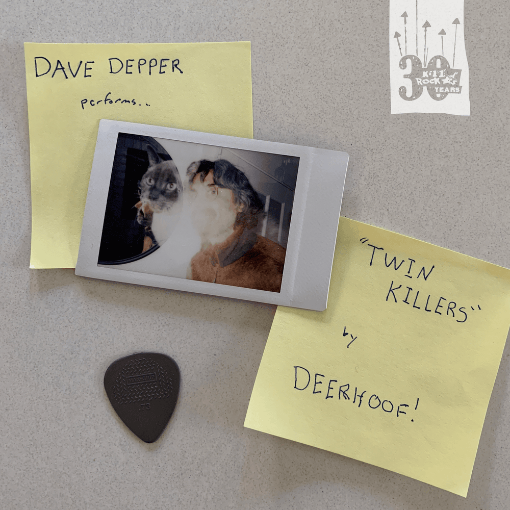 Album cover art for "Twin Killers" by Dave Depper