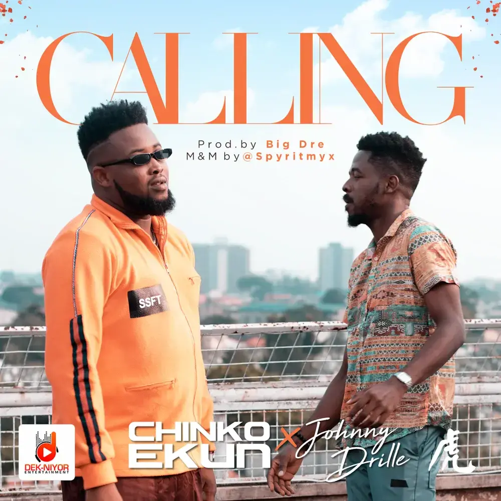 Album cover art for "Calling" by Chinko Ekun & Johnny Drille