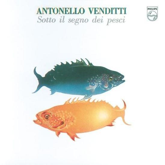 Album cover art for "Sotto Il Segno Dei Pesci" by Antonello Venditti