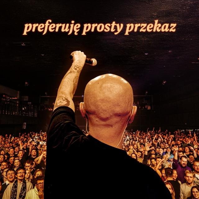 Album cover art for "Preferuję prosty przekaz" by Małpa