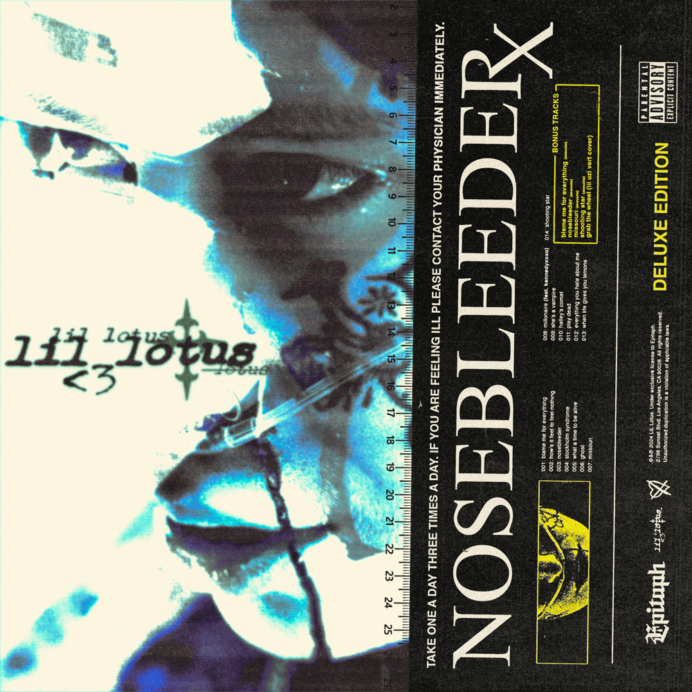 Album cover art for "Nosebleeder (acoustic)" by LiL Lotus