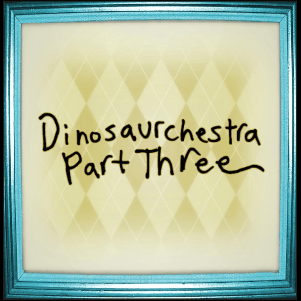 Album cover art for "Dinosaurchestra Part Three" by Lemon Demon