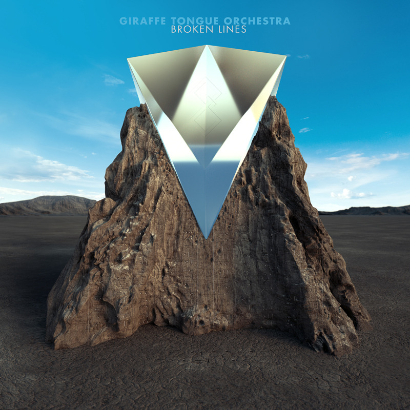 Album cover art for "Broken Lines" by Giraffe Tongue Orchestra