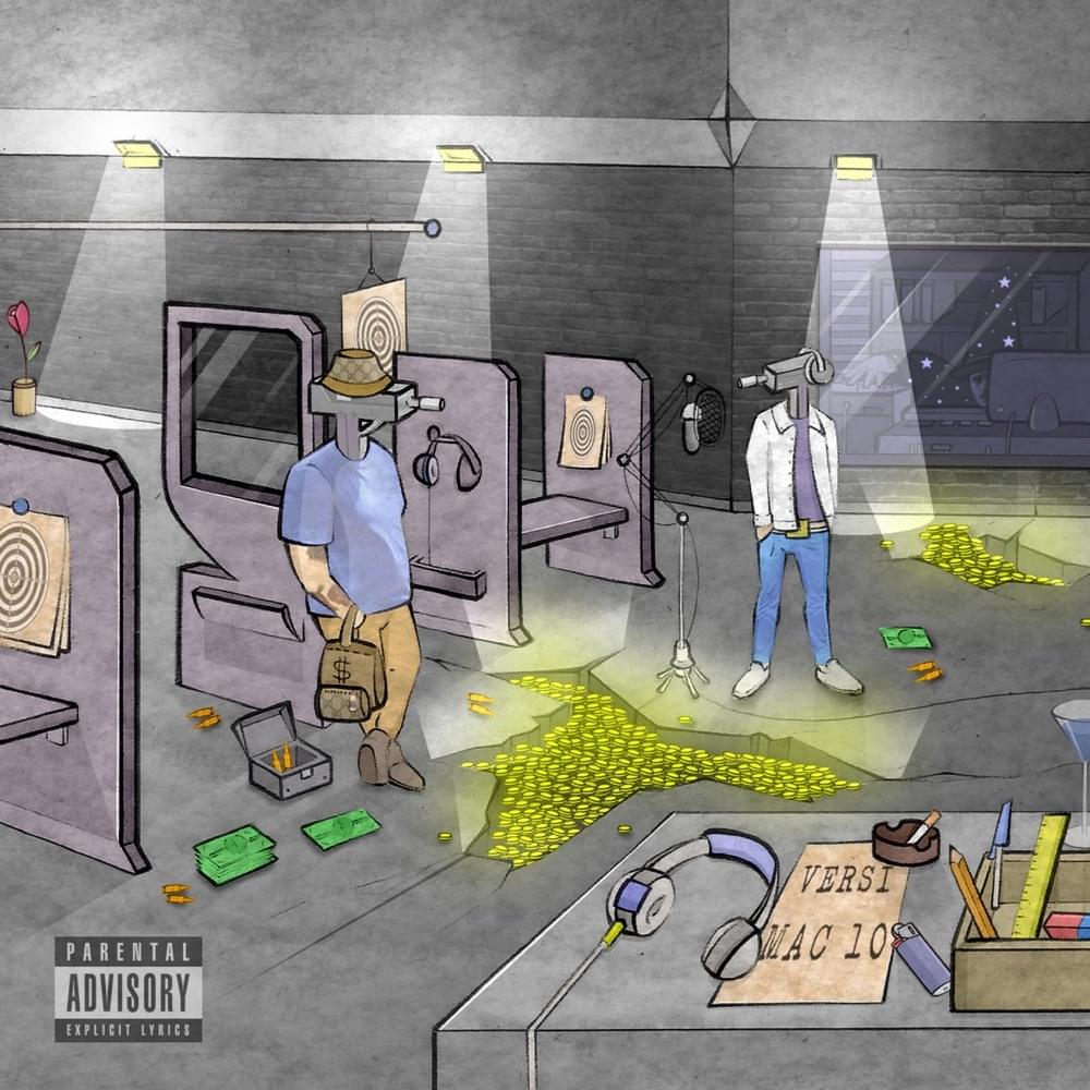 Album cover art for "Versi Mac 10" by Montenero & Giovane Feddini
