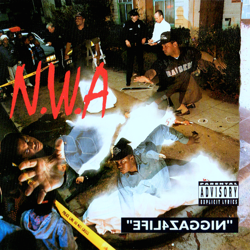 Album cover art for "Alwayz Into Somethin’" by N.W.A