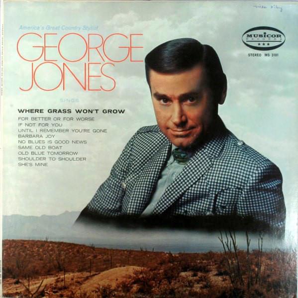 Album cover art for "If Not for You" by George Jones