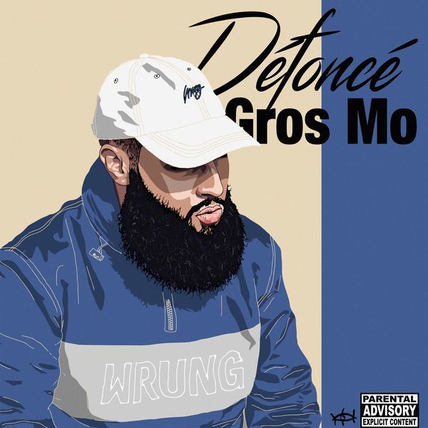 Album cover art for "Défoncé" by Gros Mo