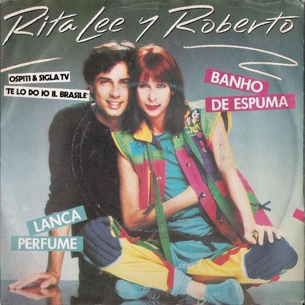 Album cover art for "Banho de Espuma" by Rita Lee