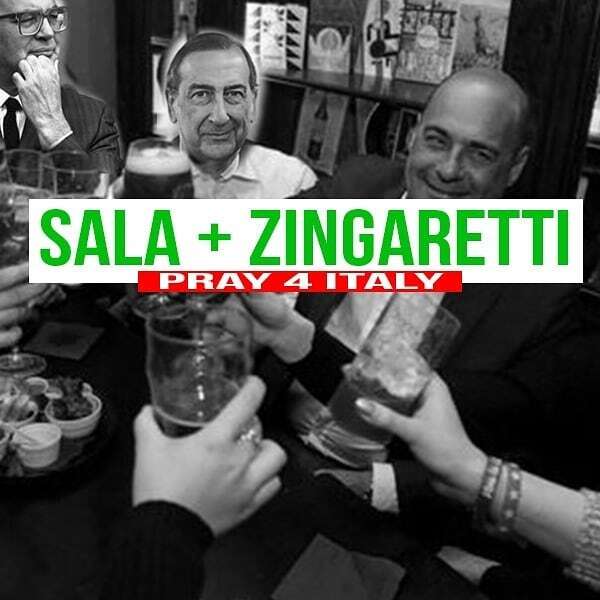 Album cover art for "Sala e Zingaretti" by Gionni Gioielli & Blo/B & Lucci (Brokenspeakers)