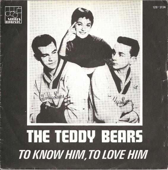 Album cover art for "To Know Him, Is to Love Him" by The Teddy Bears (USA)