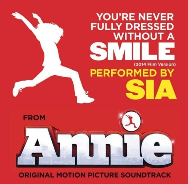 Album cover art for "You’re Never Fully Dressed Without a Smile (2014 Film Version)" by Sia