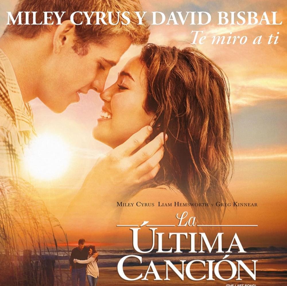 Album cover art for "Te miro a ti" by Miley Cyrus