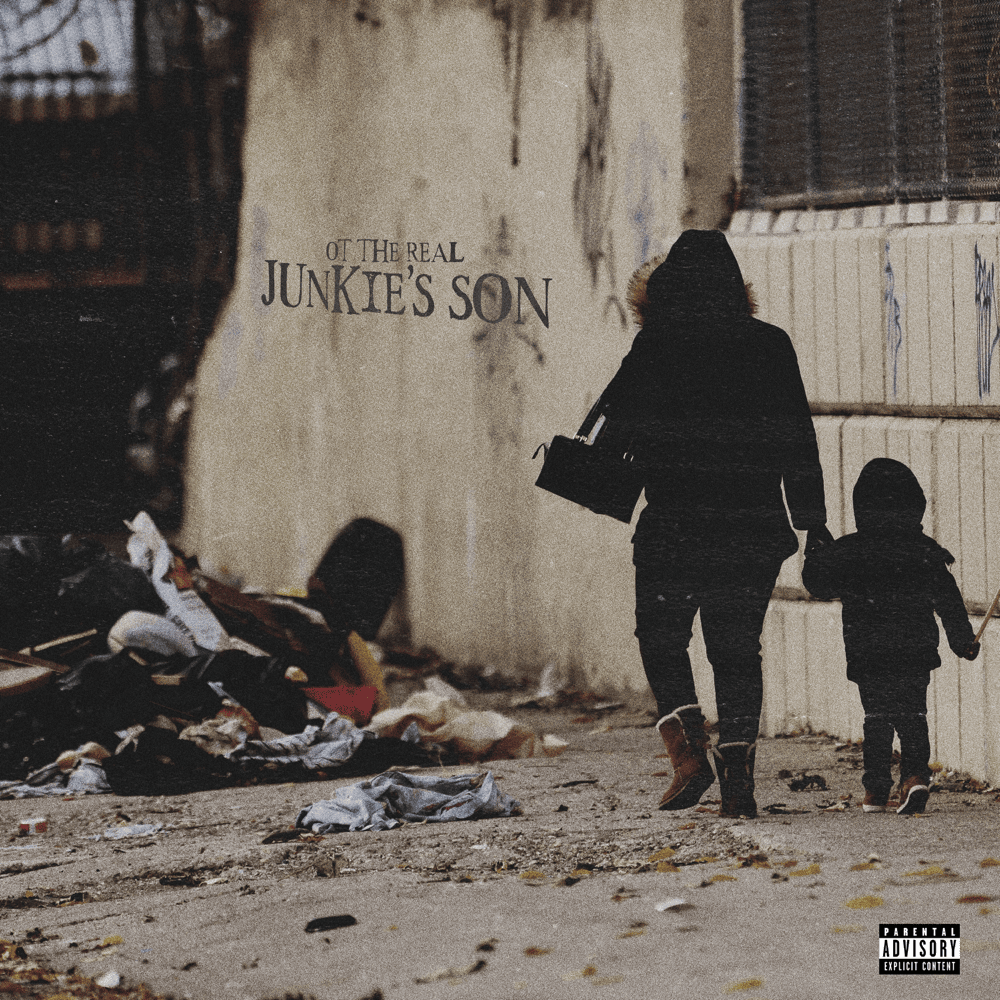 Album cover art for "JUNKIE’S SON" by OT the Real