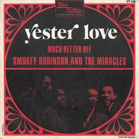 Album cover art for "Yester Love" by Smokey Robinson & The Miracles