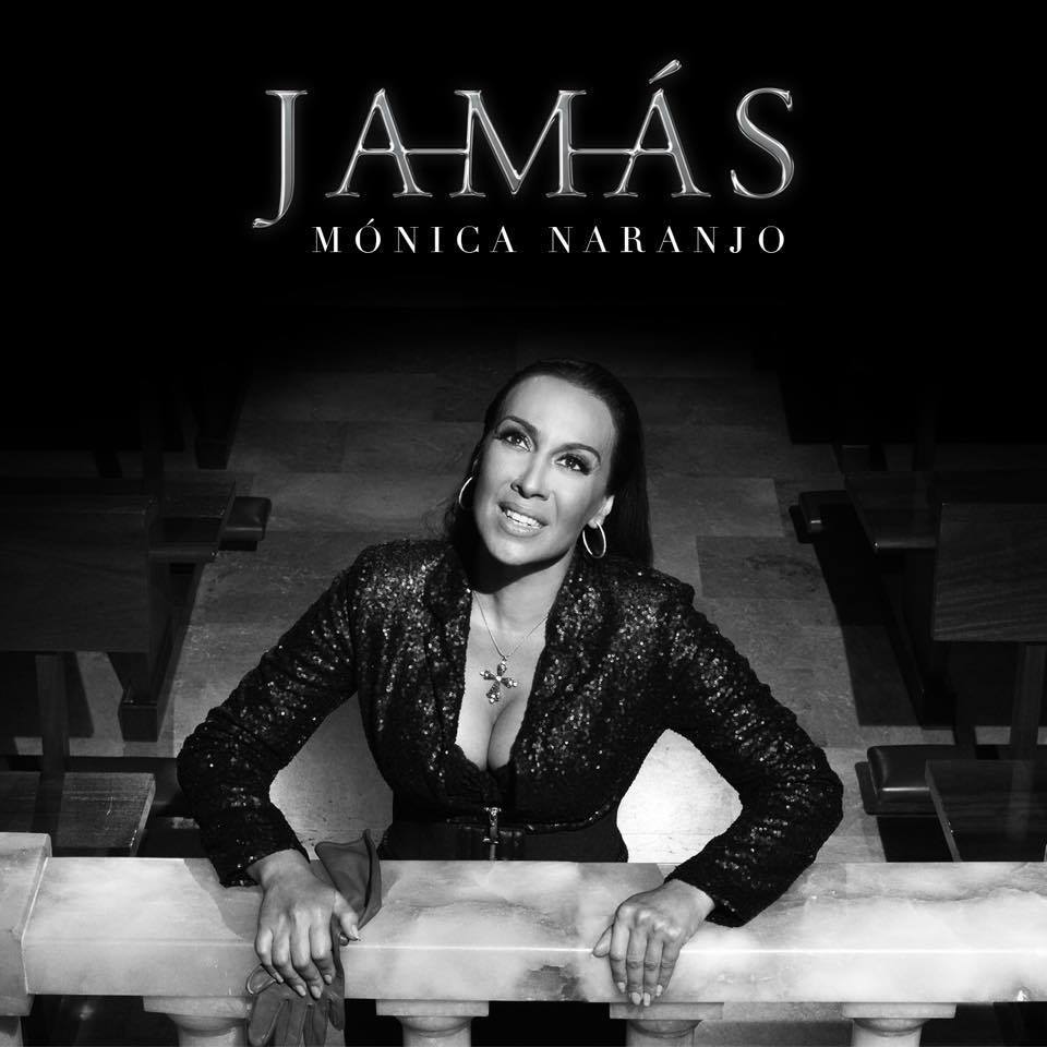 Album cover art for "Jamás" by Mónica Naranjo