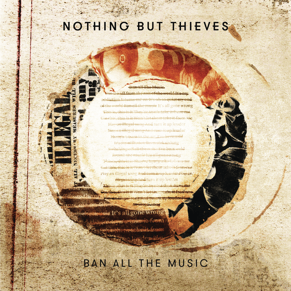 Album cover art for "Ban All the Music" by Nothing But Thieves