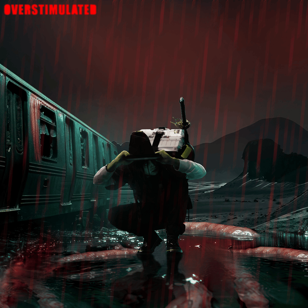 Album cover art for "Overstimulated" by Unlike Pluto