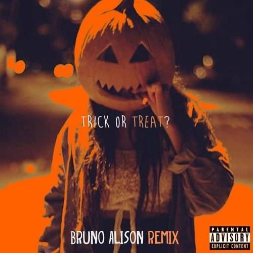 Album cover art for "Trick or Treat? (Bruno Alison Remix)" by brokeNCYDE