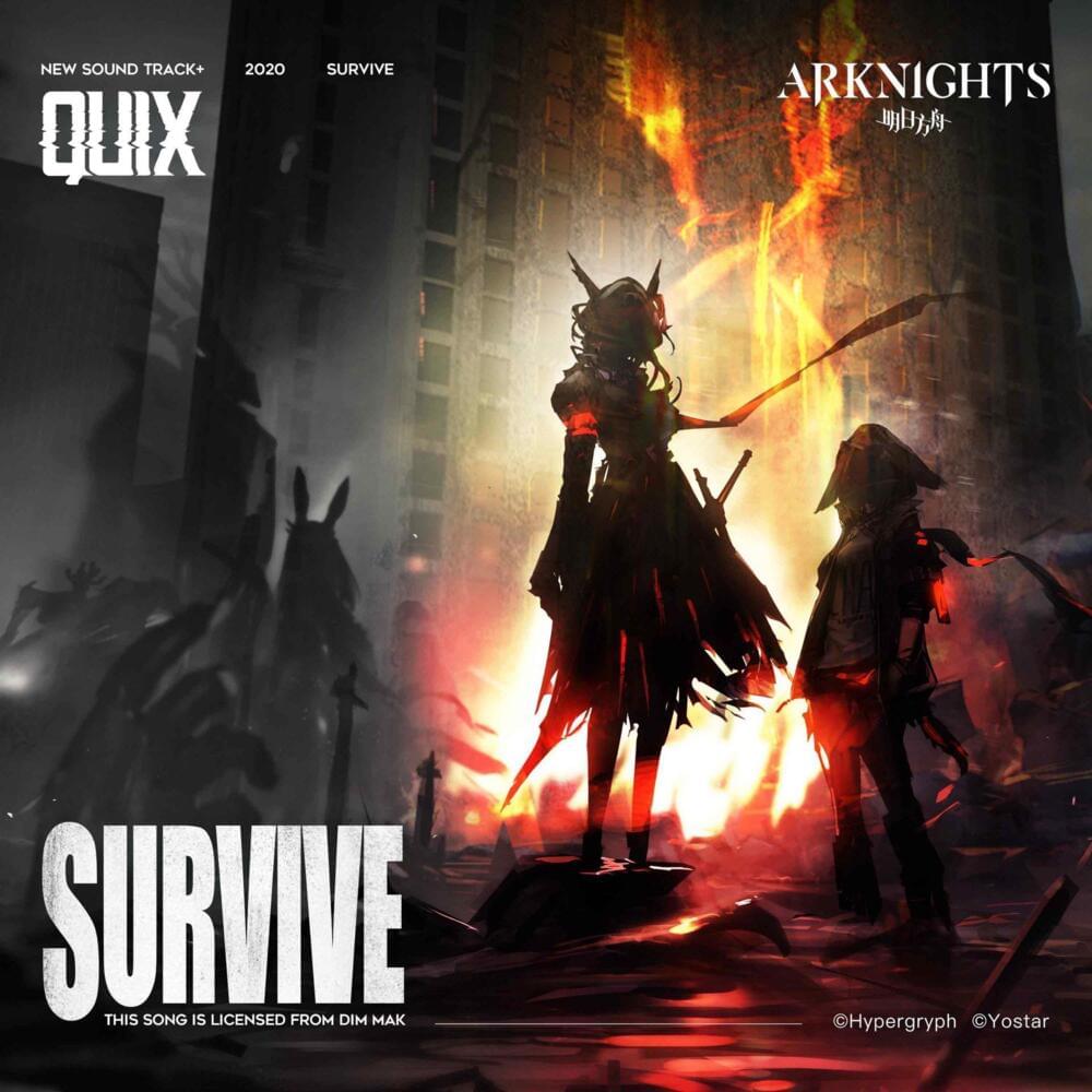 Album cover art for "Survive" by QUIX
