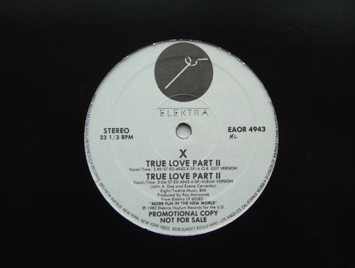 Album cover art for "True Love (Part 2)" by X