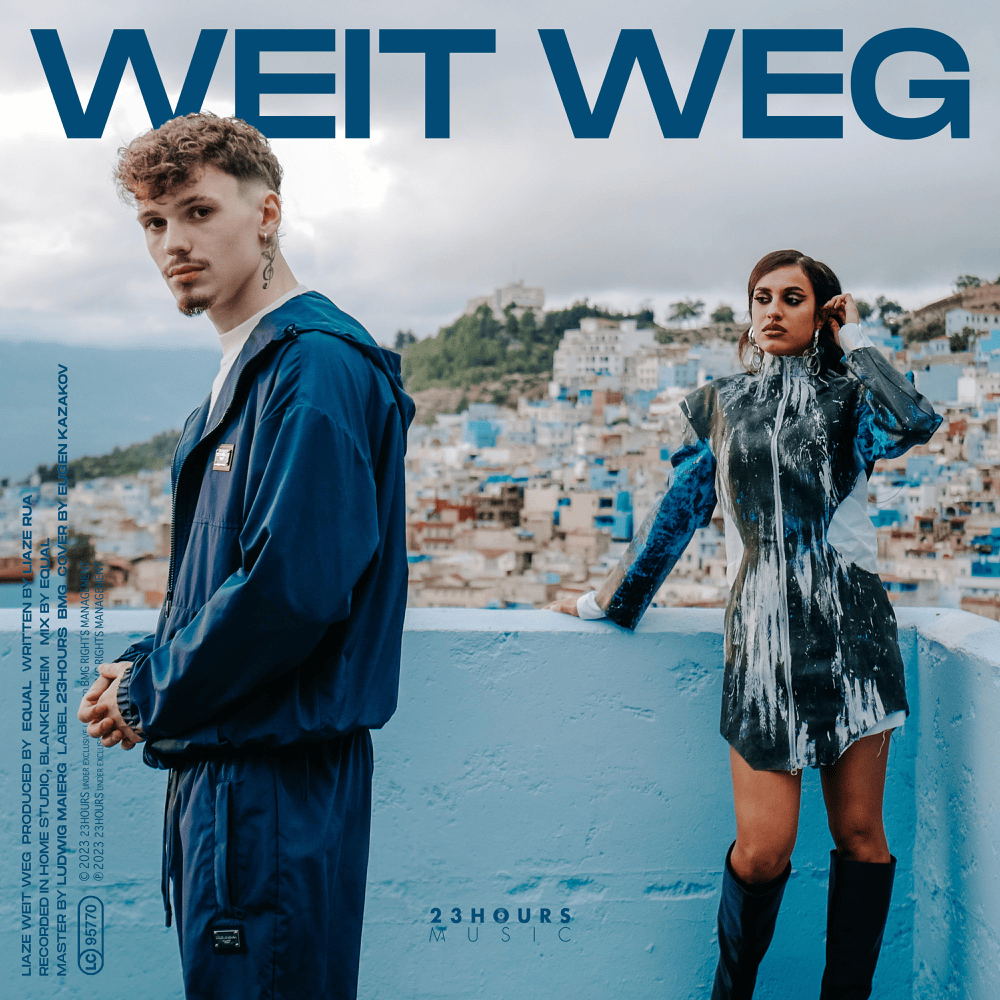 Album cover art for "Weit Weg" by Liaze
