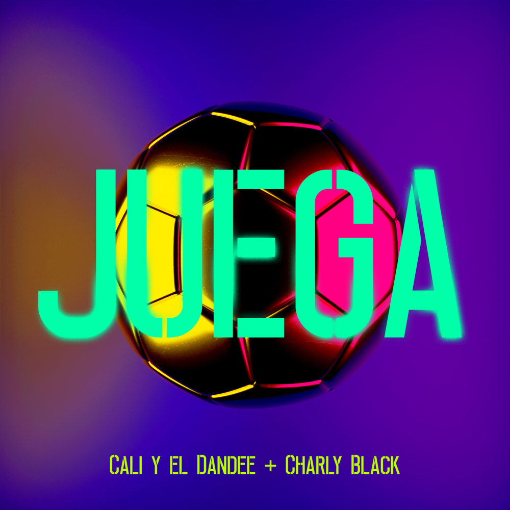 Album cover art for "Juega" by Cali y El Dandee