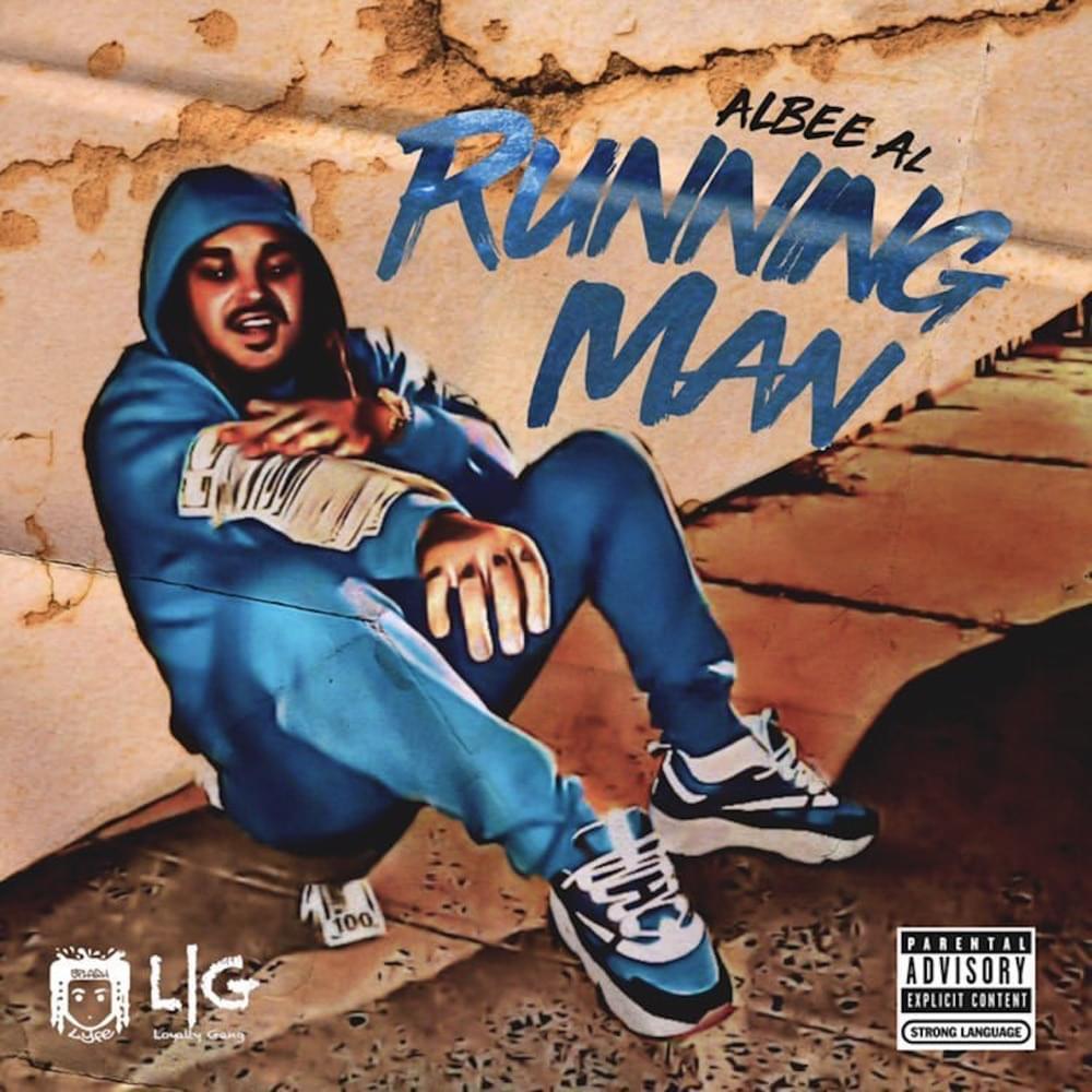 Album cover art for "RUNNING MAN" by Albee Al