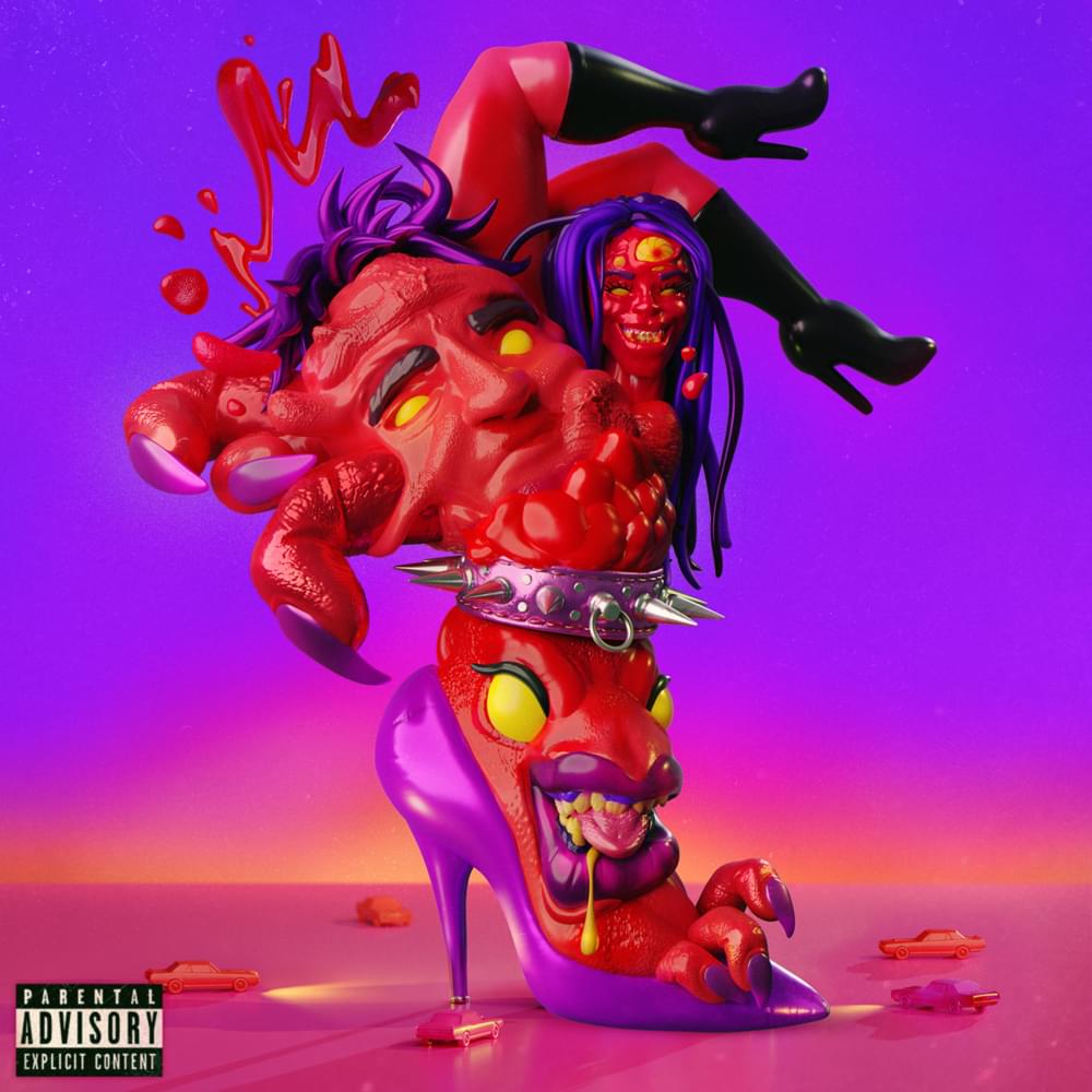 Album cover art for "High Heels" by Token & Rico Nasty