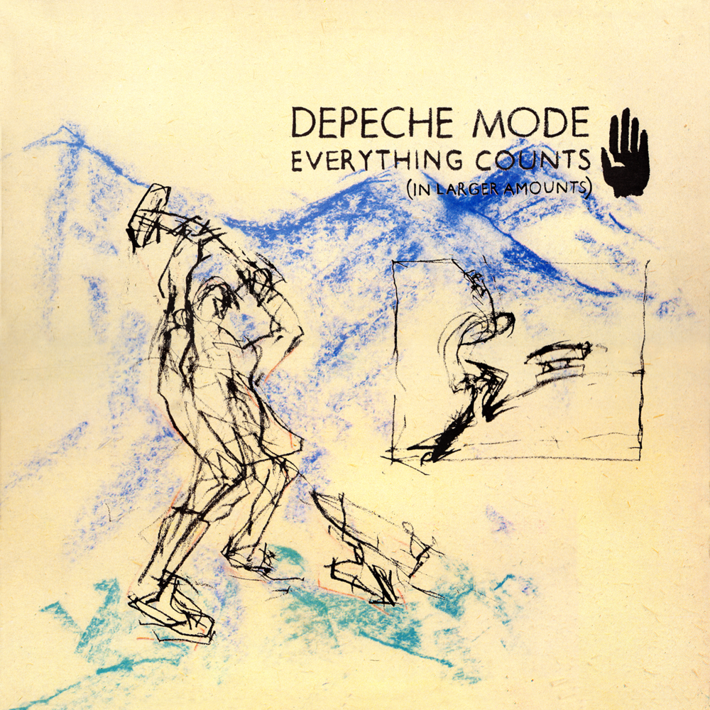 Album cover art for "Everything Counts (In Larger Amounts)" by Depeche Mode