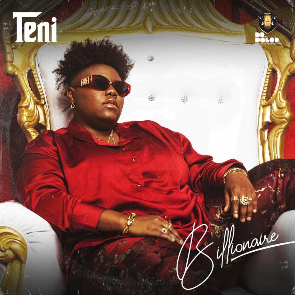 Album cover art for "Billionaire" by Teni