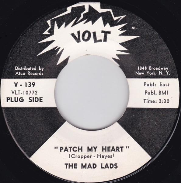 Album cover art for "Patch My Heart" by The Mad Lads